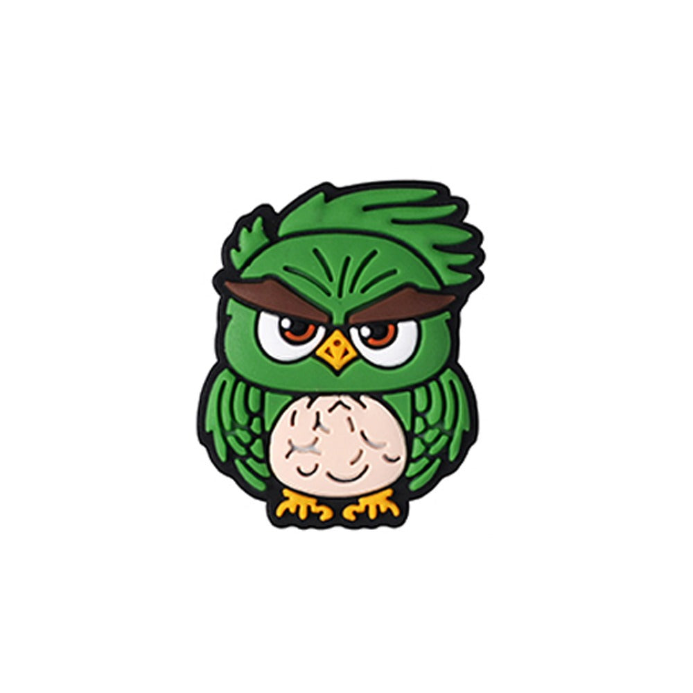 Wholesale 20pcs Cartoon Owl Superman Silicone Beads