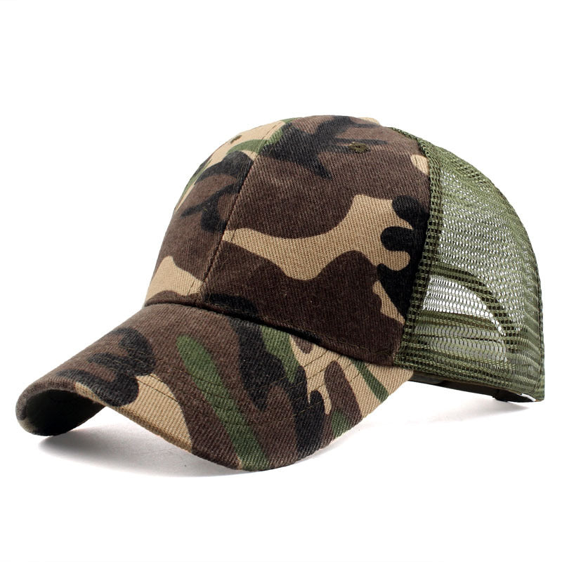 Wholesale Adult Children's Camouflage Mesh Caps Baseball Caps