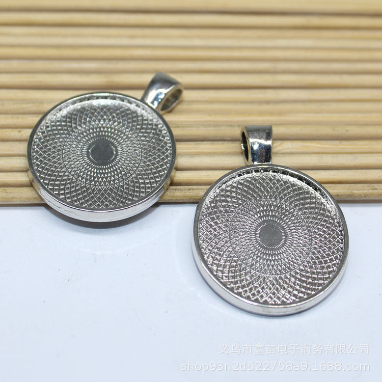 Wholesale 30PCS/PACK Alloy Double-sided Sticker 25MM Base Multi-color