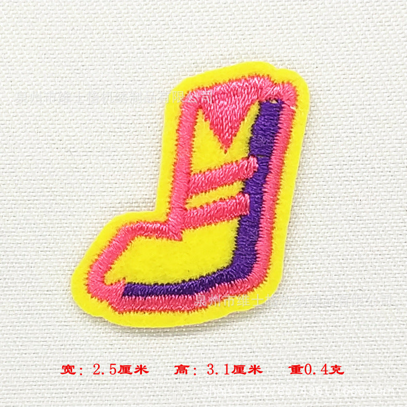 Wholesale 26 English letter cartoon clothes embroidery DIY Patches