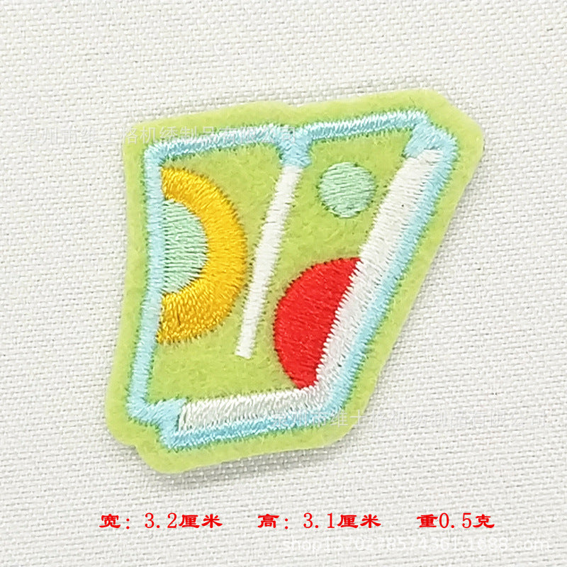 Wholesale 26 English letter cartoon clothes embroidery DIY Patches