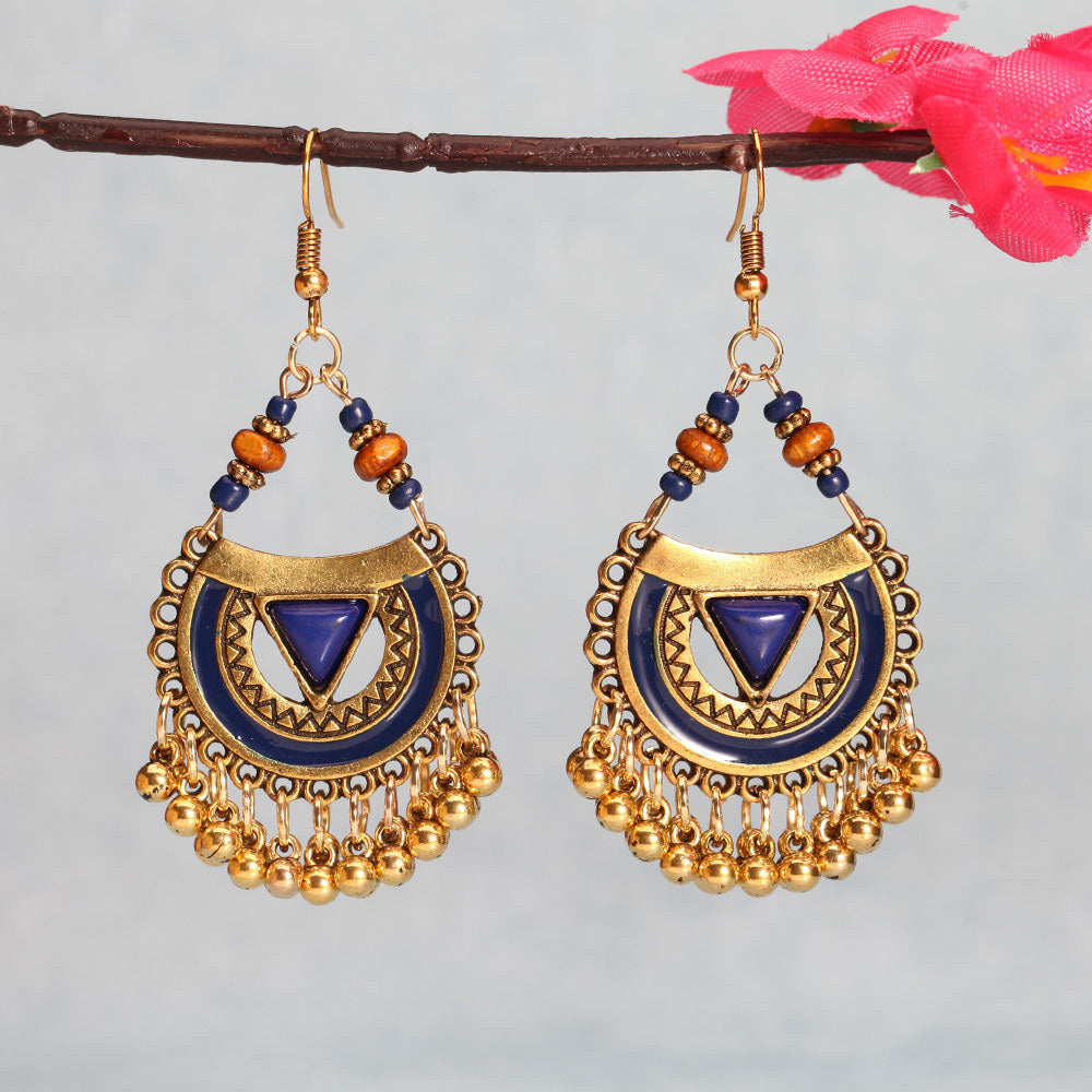 Wholesale Bohemian Ethnic Style Alloy Earrings
