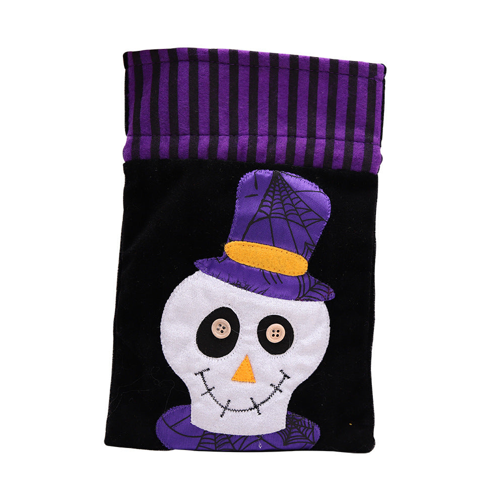Wholesale Halloween Children's Pumpkin Gift Bag Party Fabric Kids Bag