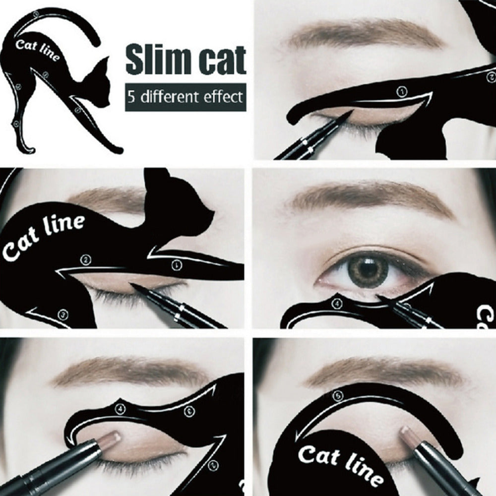 Wholesale multifunctional cat eyeshadow eyeliner card