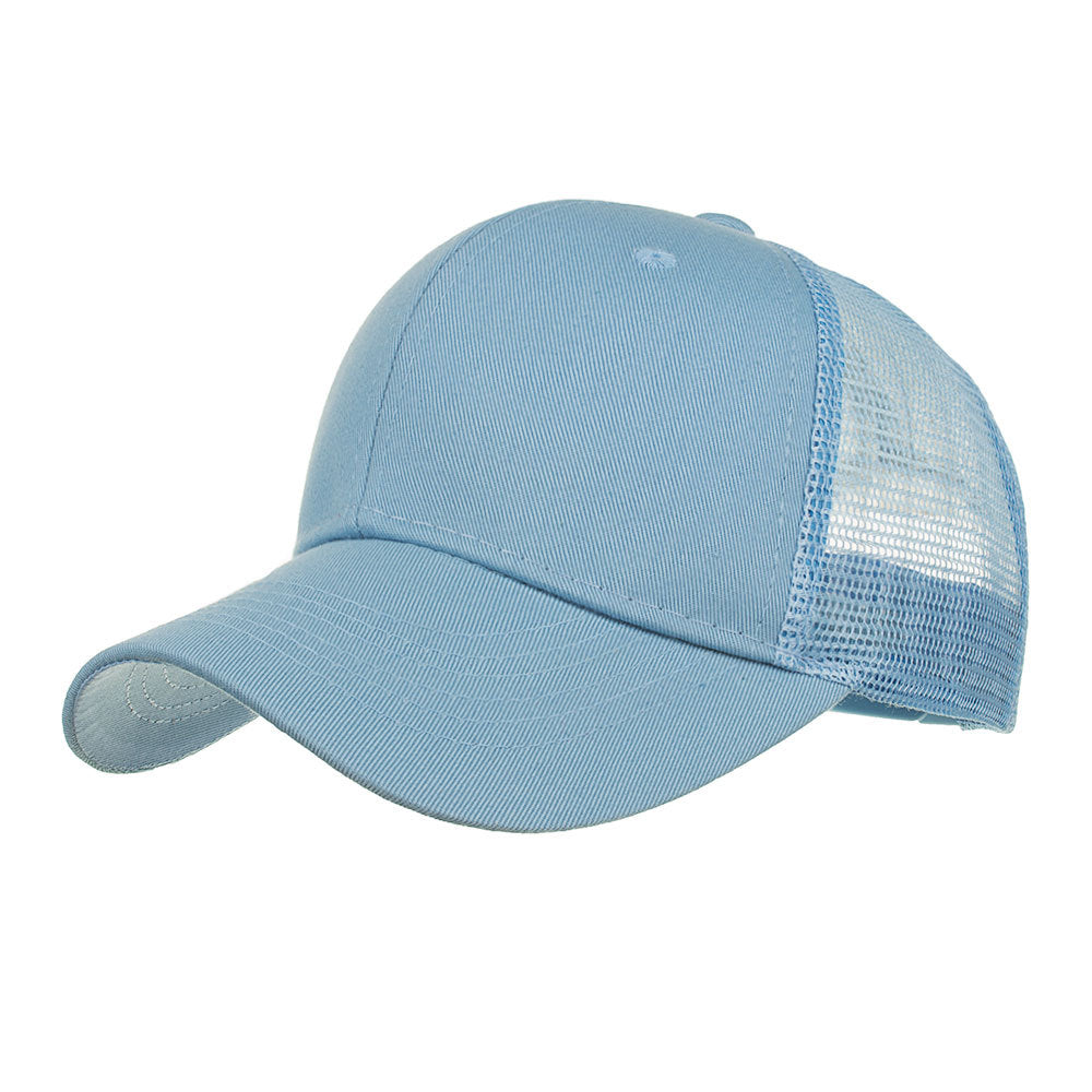 Wholesale  9 color net cap baseball cap sunshade outdoor sun cap