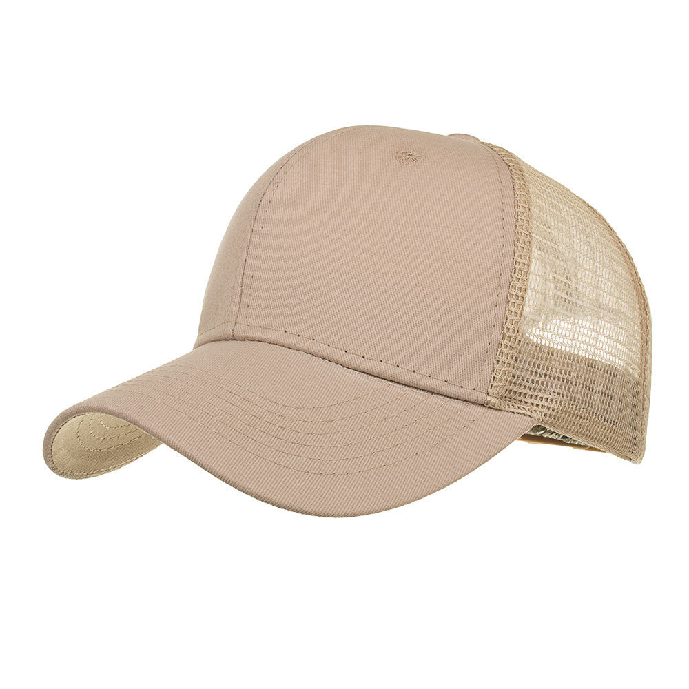 Wholesale  9 color net cap baseball cap sunshade outdoor sun cap