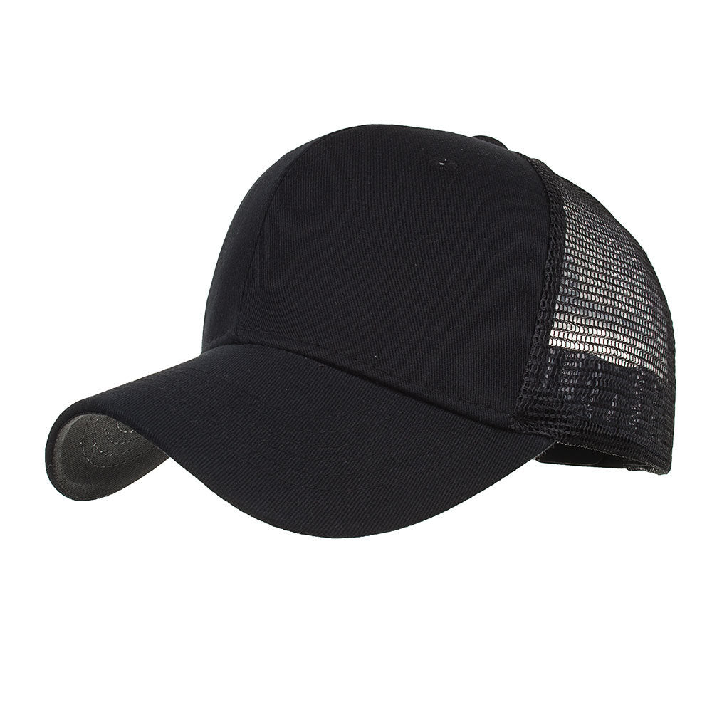 Wholesale  9 color net cap baseball cap sunshade outdoor sun cap