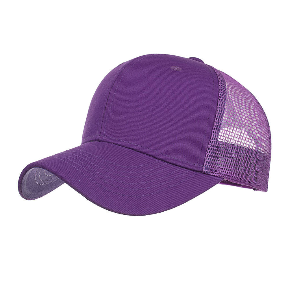 Wholesale  9 color net cap baseball cap sunshade outdoor sun cap