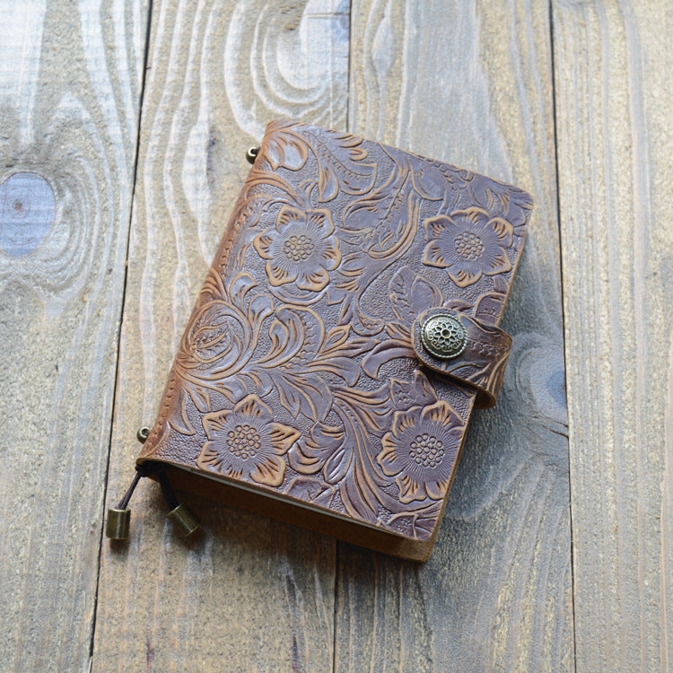 Wholesale Creative Carved Notebooks Leather