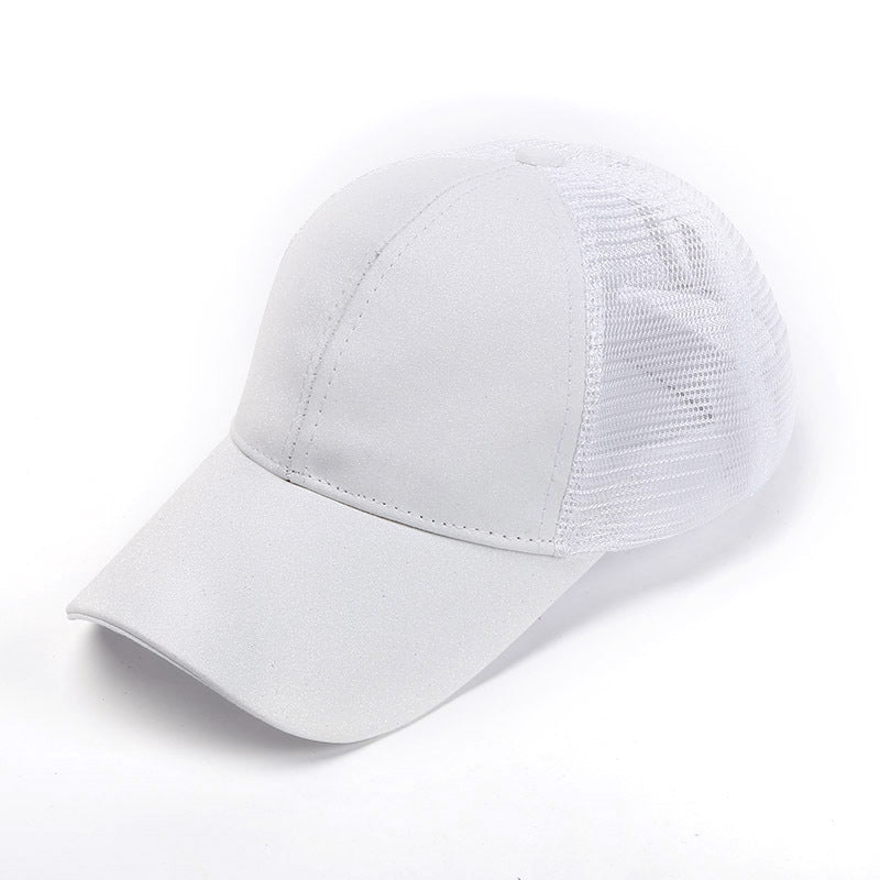 Wholesale Sequined hollow breathable cap