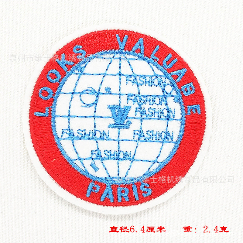 Wholesale Embroidered Astronaut Iron On Patch For ets Stylish Clothing Decoration DIY Sew On Patch Craft Supply