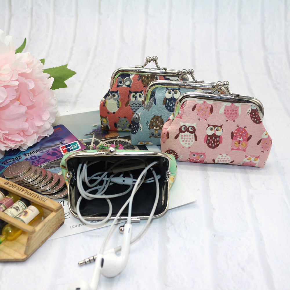 Wholesale PU Kids Owl Coin Purse