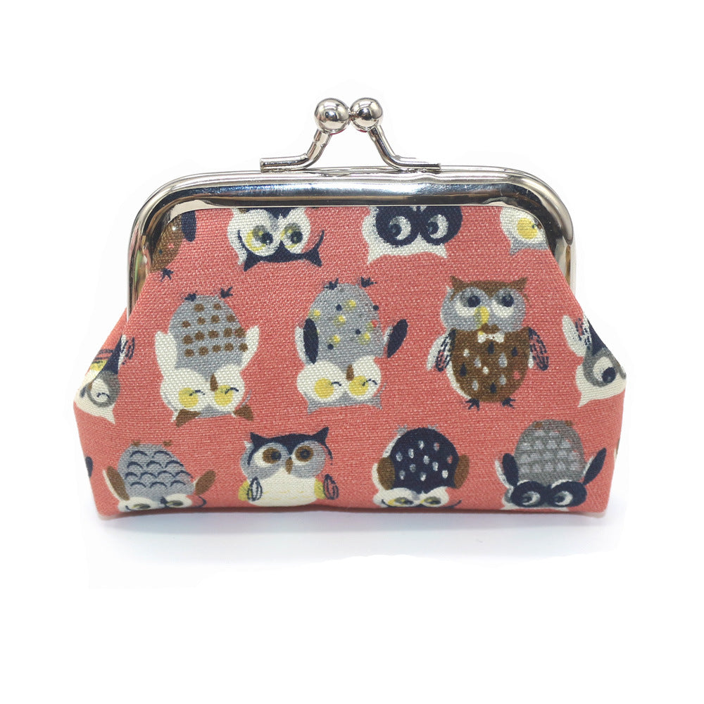 Wholesale PU Kids Owl Coin Purse