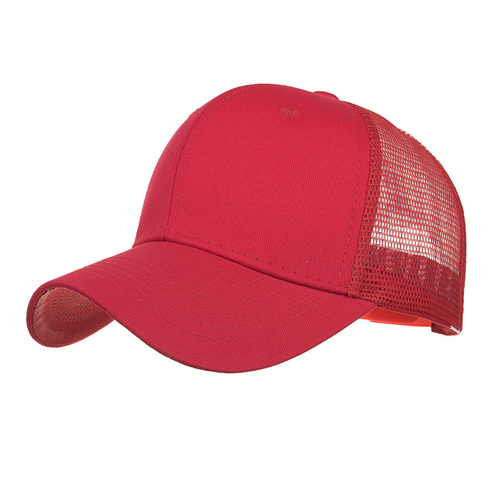 Wholesale  9 color net cap baseball cap sunshade outdoor sun cap