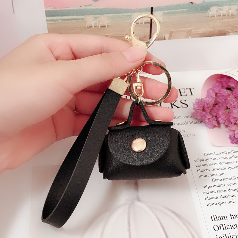 Wholesale Leather Cute Mini Coin Purse Keychain