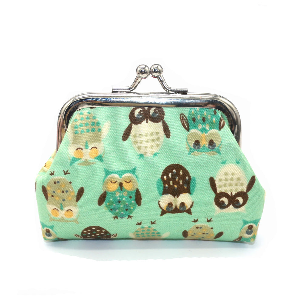 Wholesale PU Kids Owl Coin Purse