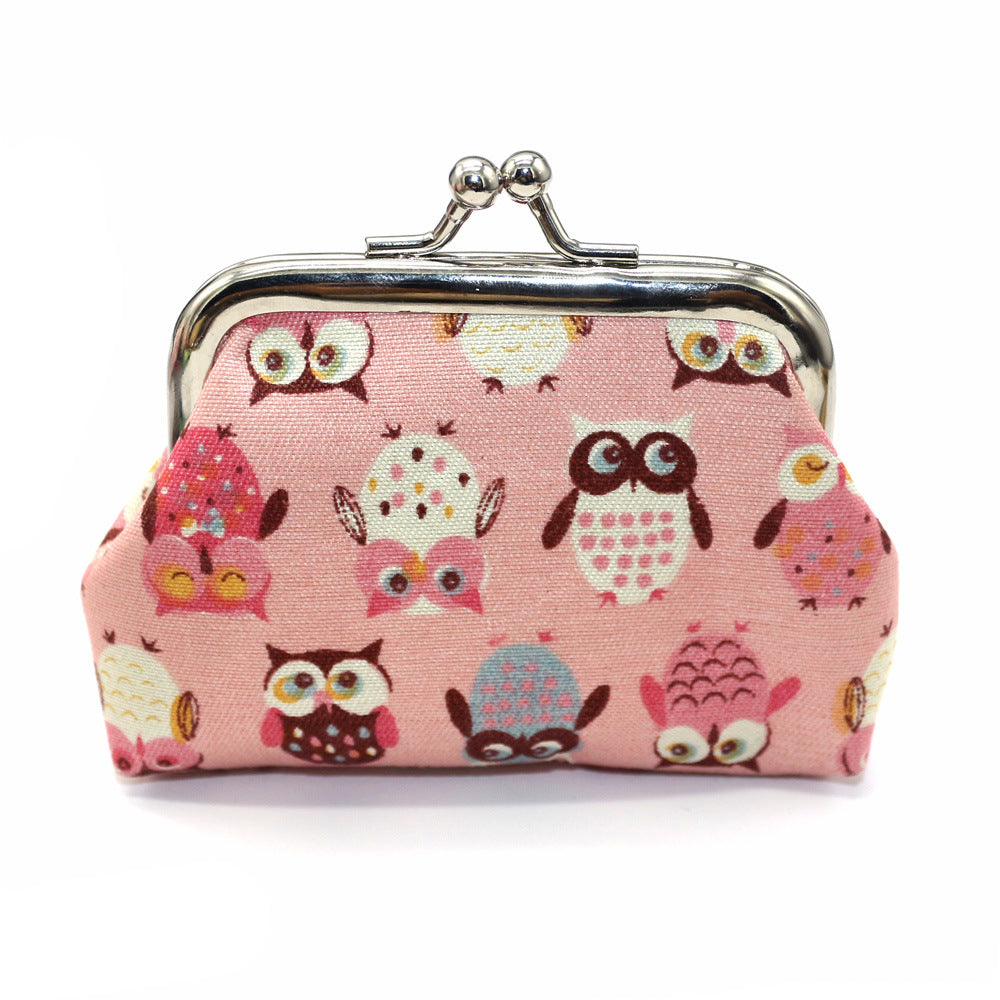 Wholesale PU Kids Owl Coin Purse