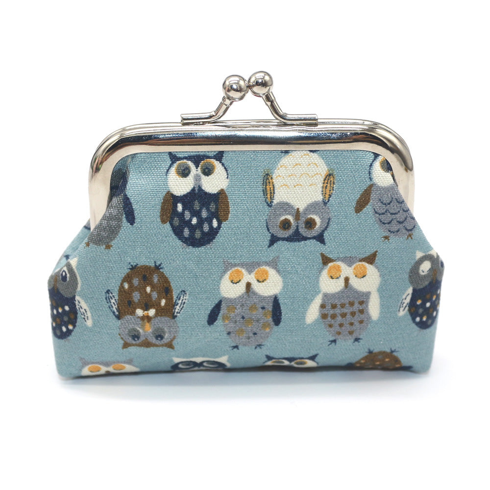 Wholesale PU Kids Owl Coin Purse