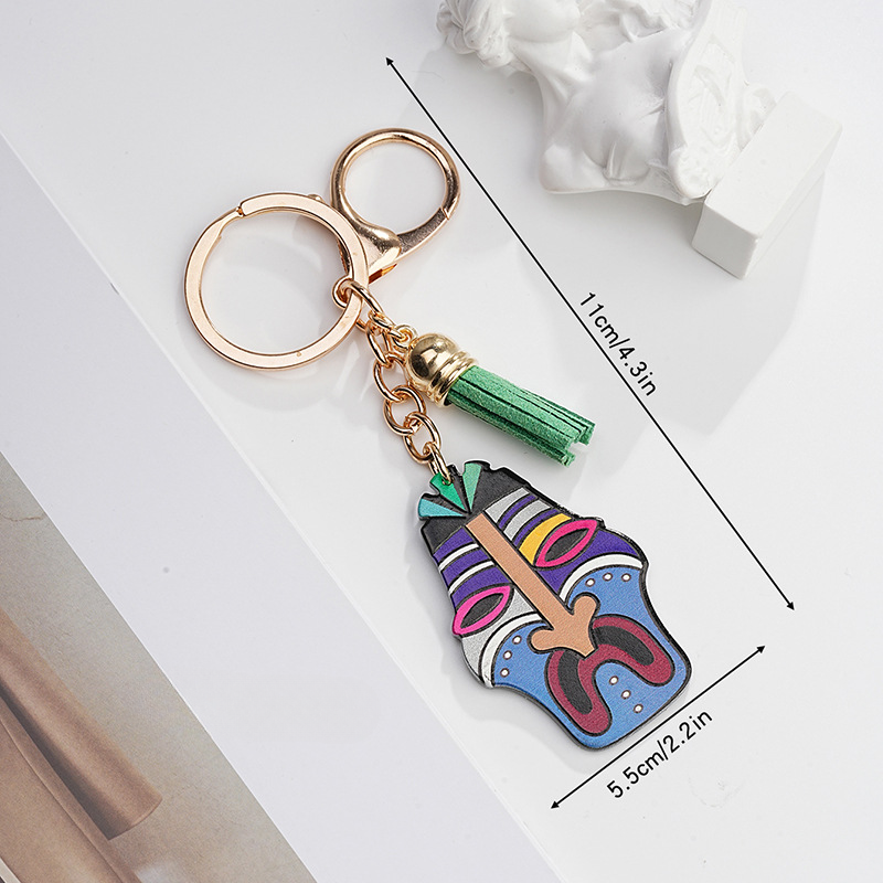 Wholesale Bohemian Funny Acrylic Keychain