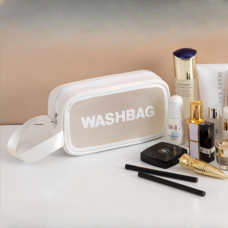 Wholesale PU Leather High-capacity Travel Makeup Bags