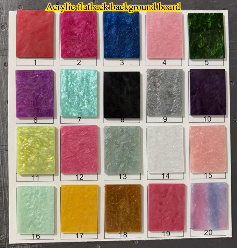 Wholesale Customized 50pcs/each style Acrylic FlatBack (Please Send Clear Pictures To Customer Service) Low Moq 50pcs Each Style