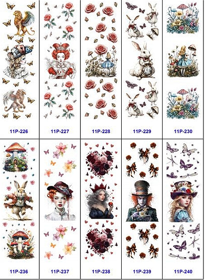 Wholesale 16pcsves Flower Butterfly Girll Pen & Bookmark Stickers