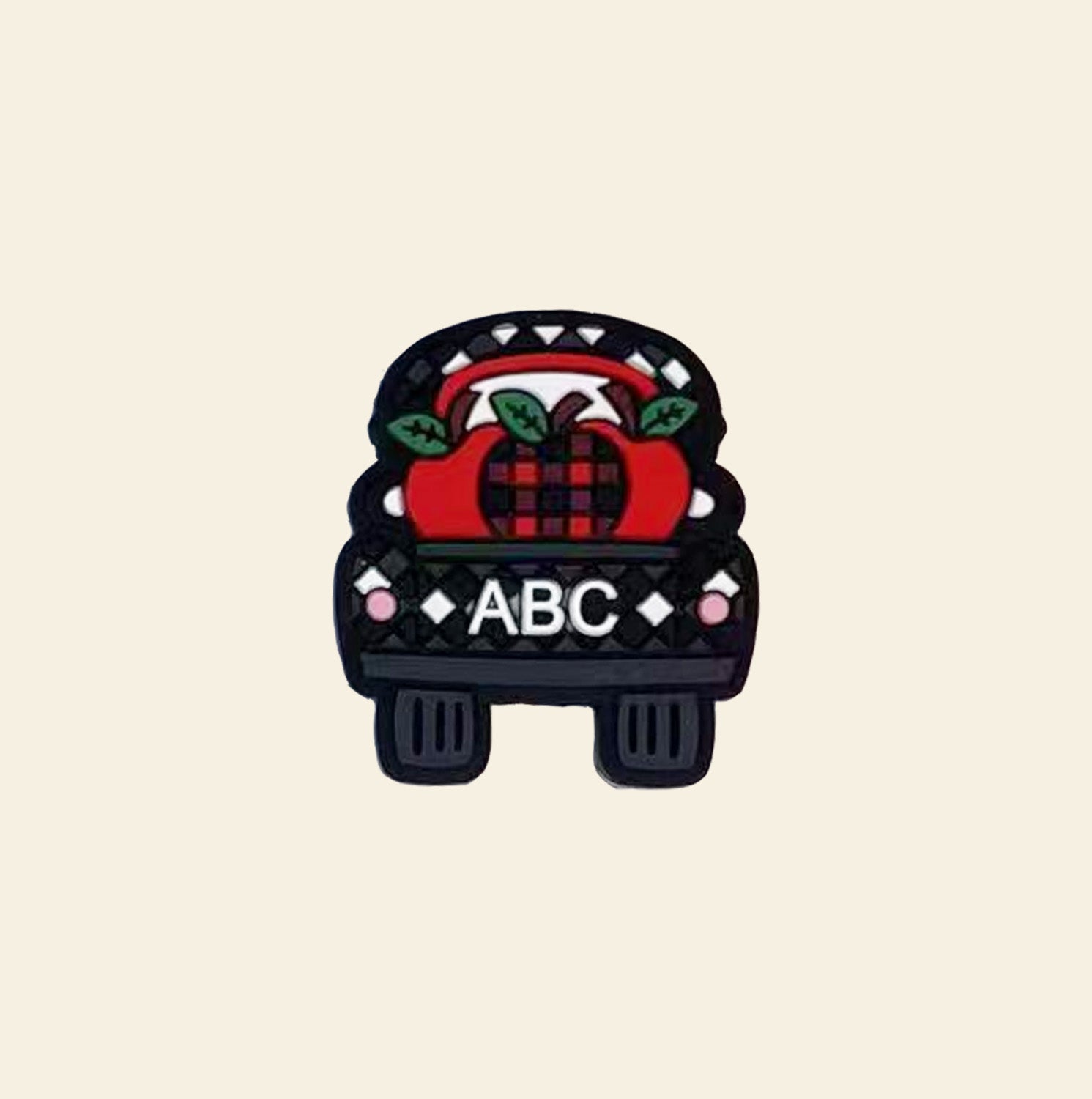 Wholesale 10 Pcs Cartoon Apple Car Silicone Beads