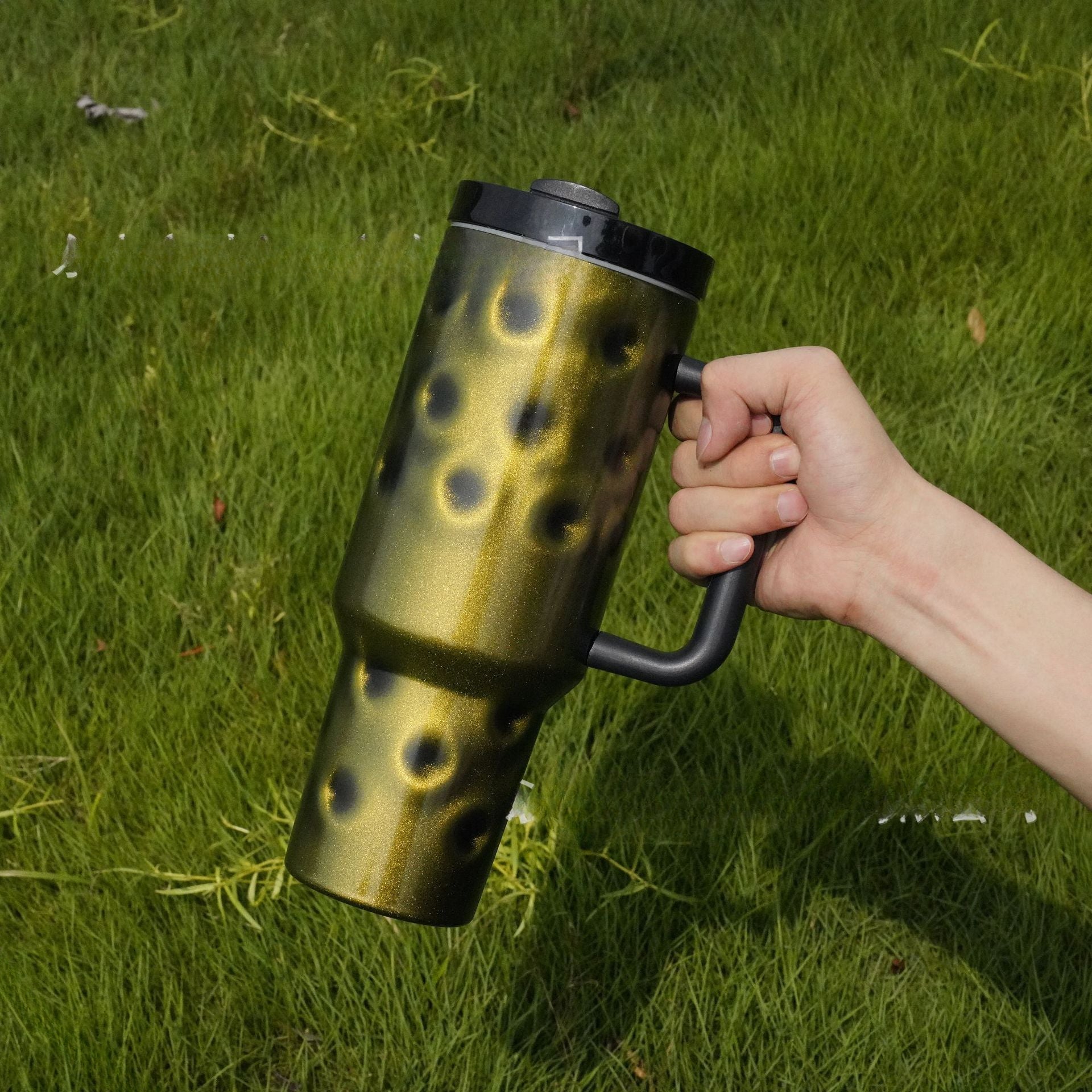 Wholesale Large Capacity 40oz Car Cup Stainless Steel Handle with Straw Insulation Cup