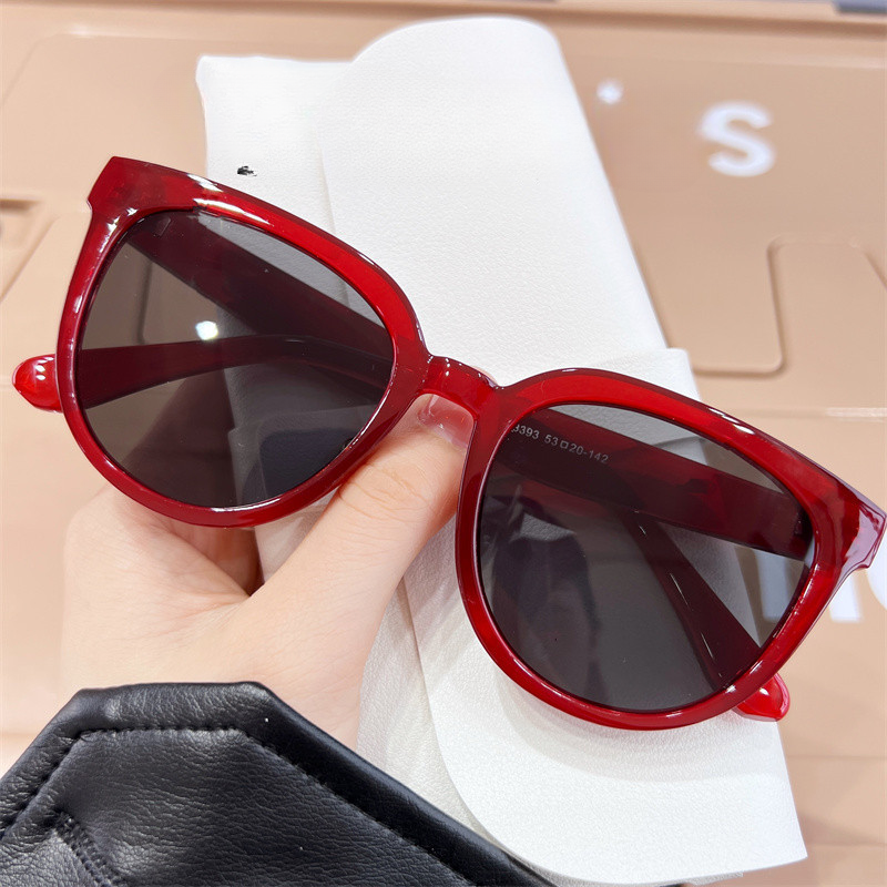 Wholesale UV Protection Candy Color PU Sunglasses