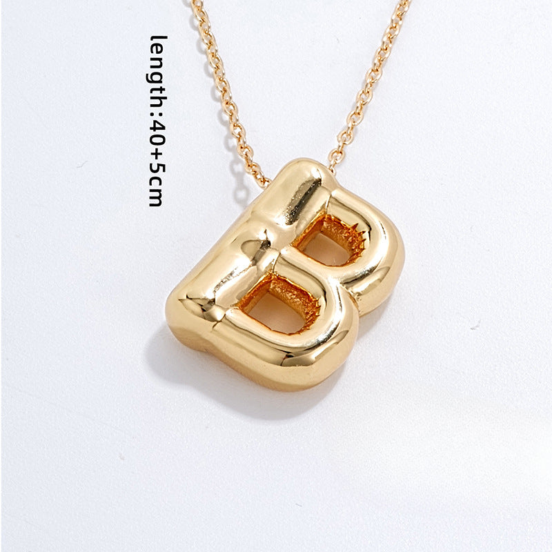 Wholesale Stainless Steel English Letter Necklaces