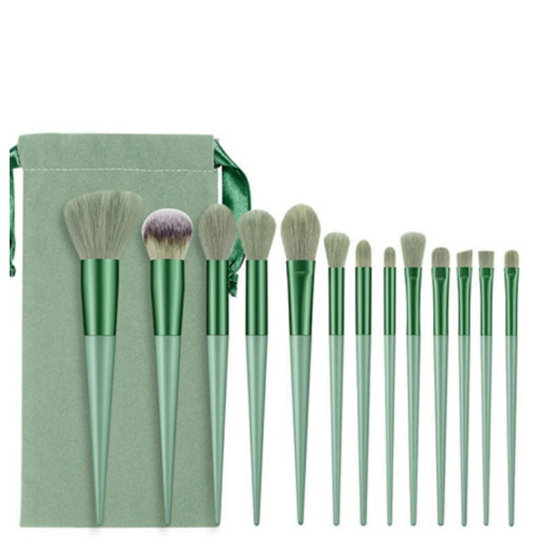 Wholesale 13 Pcs Concealer Highlighter Loose Powder Blush Makeup Brushes