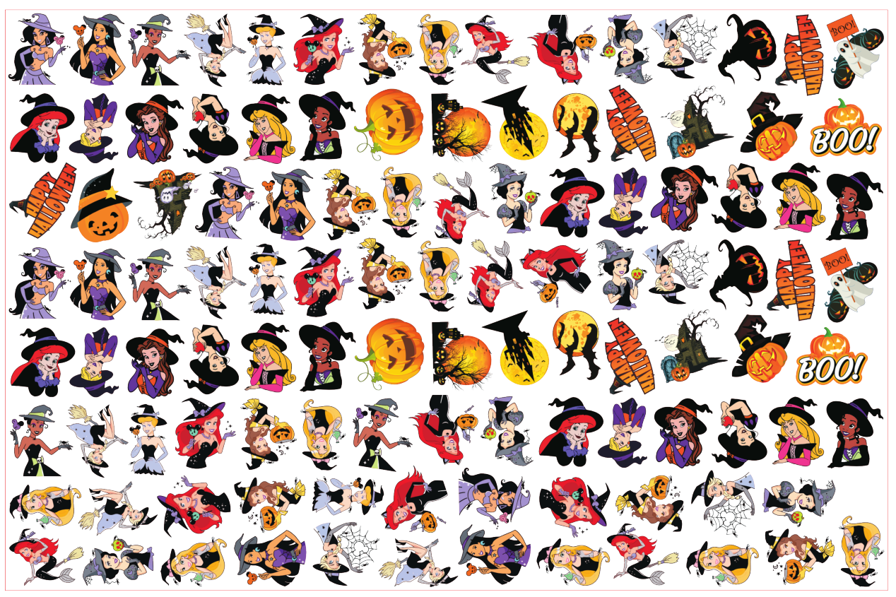 Wholesale Halloween Acrylic Cartoon 2cm/4cm/6cm/8cm Pieces DIY Charms Flatbacks Pendant