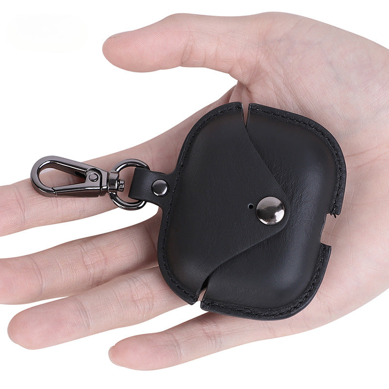 Wholesale Genuine Leather Earphone Shell Protective Cover