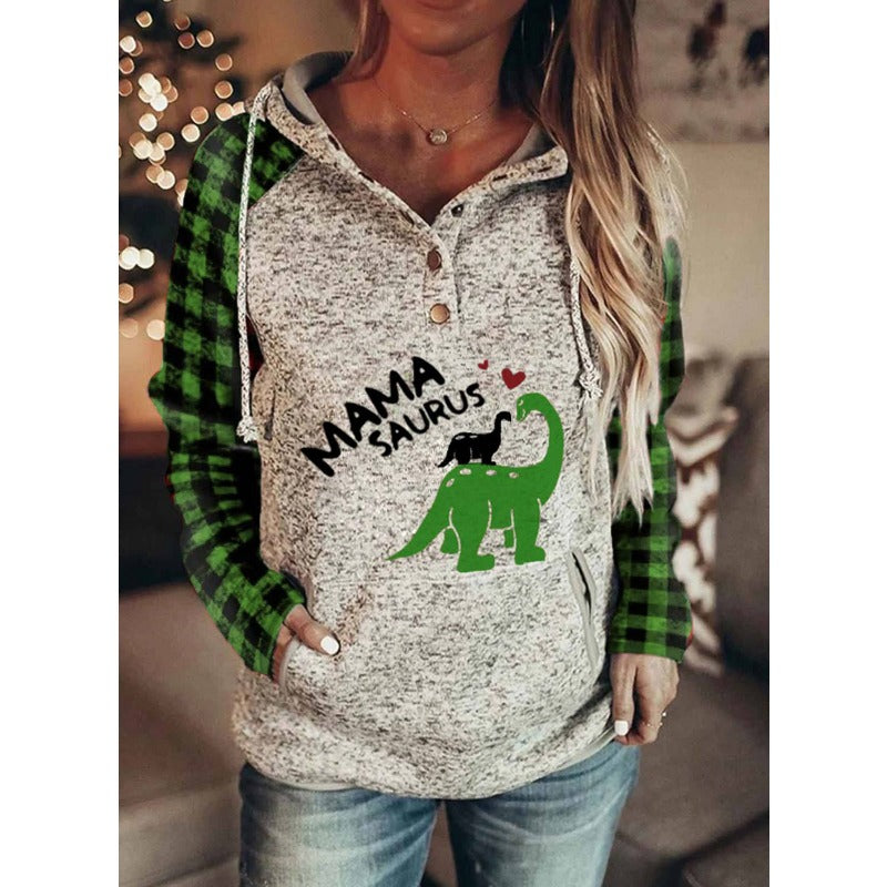 Wholesale Polyester Oversized MAMA Printed Hoodies