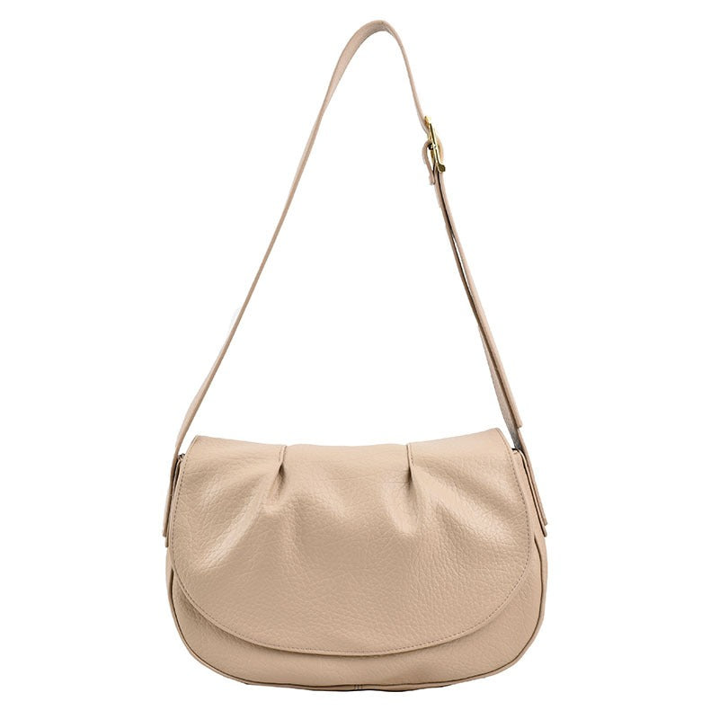 Wholesale Soft Leather Autumn Simple Large Capacity Casual Shoulder Crossbody Bag