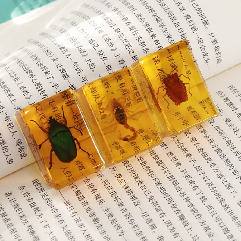 Wholesale 12pcs Real Insect Scorpion Resin HD Transparent Craft Ornaments