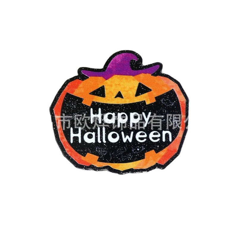 Wholesale 10pcs Cartoon Halloween Pumpkin Personality FlatBack