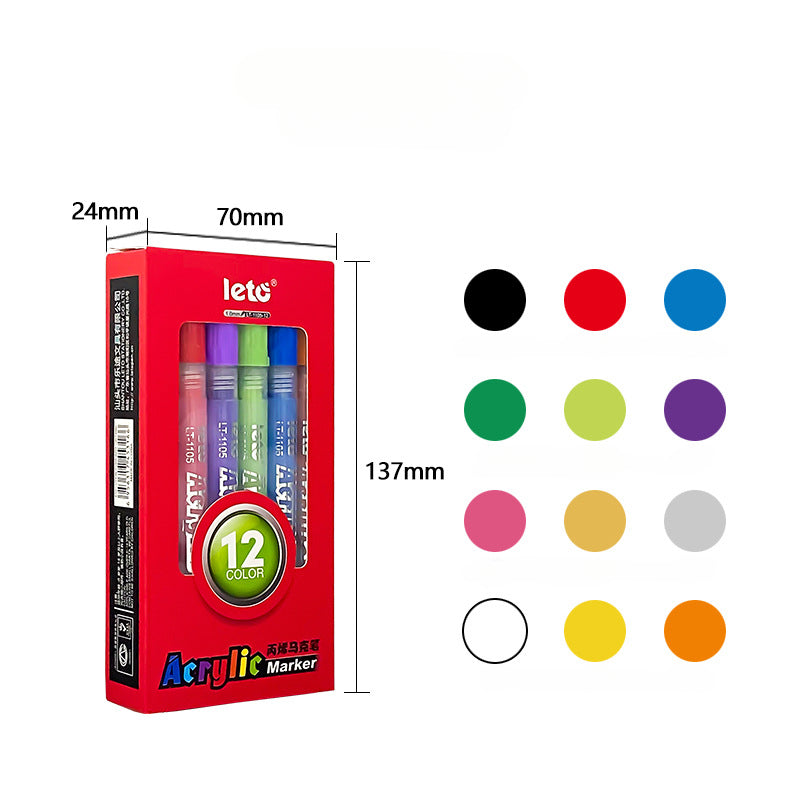 Wholesale Colorful Waterproof Sunscreen Non-fading Plastic Color Pens