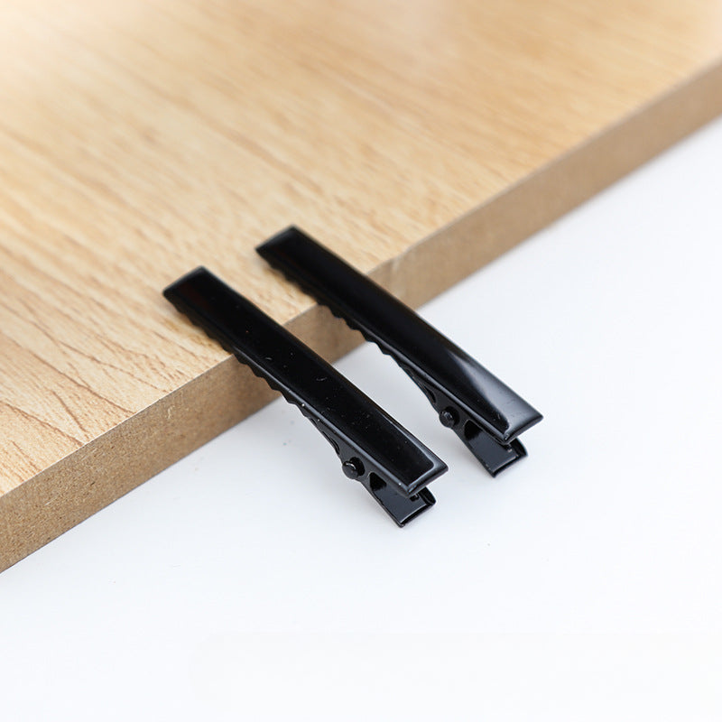 Wholesale 30pcs/pack Handmade Cream Glue DIY Word Clip Hairpin Material Package Accessories