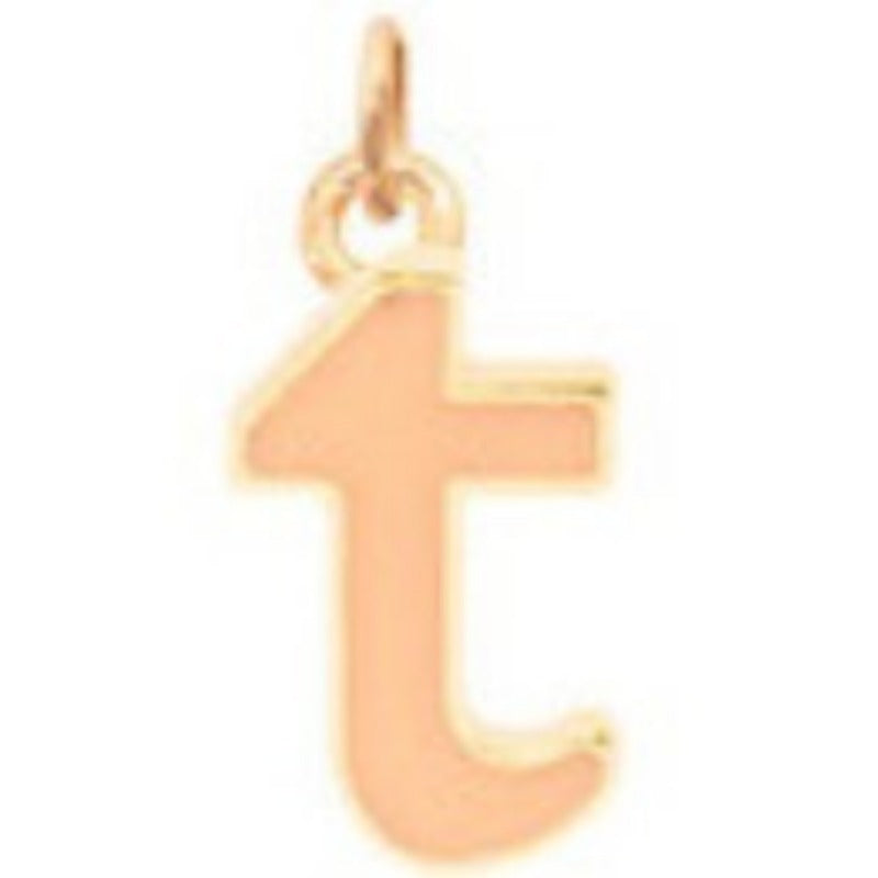 Wholesale Candy Colored Letter Titanium Steel Necklaces