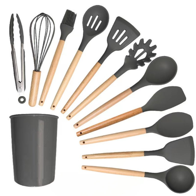 Wholesale Kitchen Silicone Shovel Set of 12 Pieces