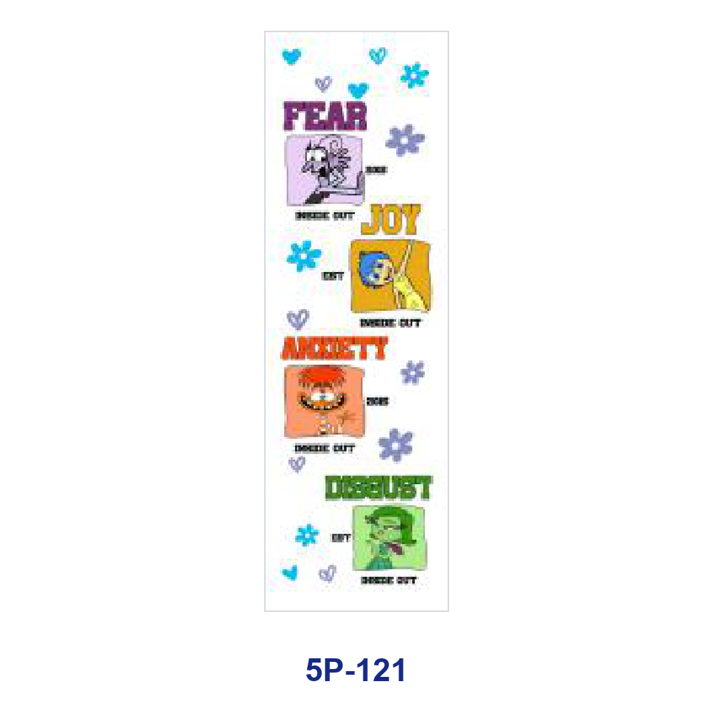 Wholesale 2/ 8/ 16pcs Spooky Ghost Text Print Pen and Bookmark Stickers UV DTF Wraps OLY Exclusive