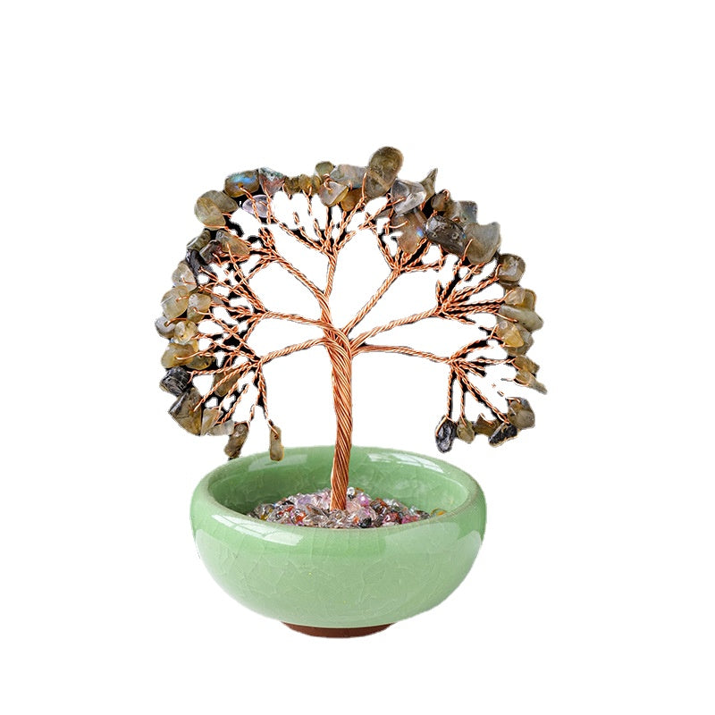 Wholesale of Natural Crystal Tree Ornaments