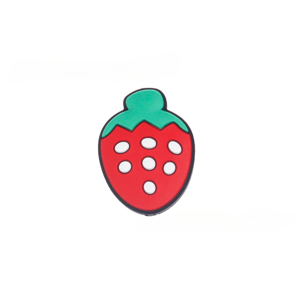 Wholesale 20pcs Fruit Series DIY Cartoon Silicone Beads