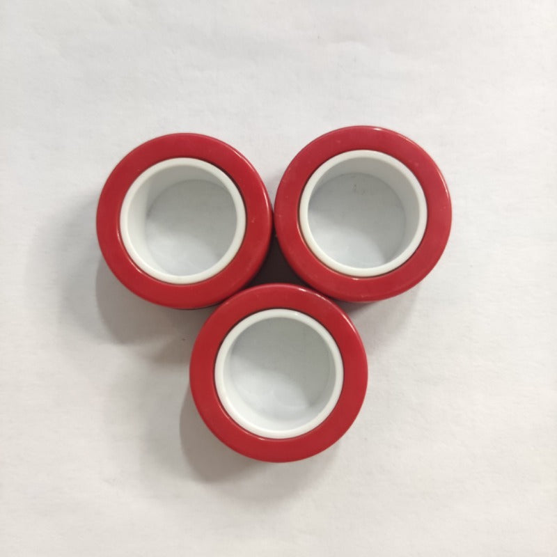Wholesale Plastic Decompression Rotating Magnetic Toy Bracelet Rings