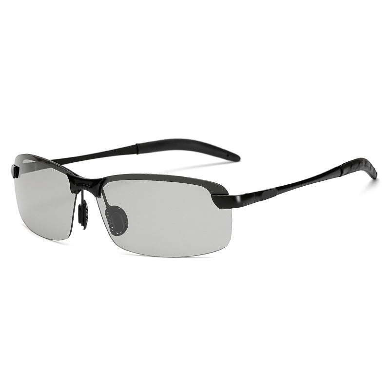 Wholesale Zhendianzhibao Men's Color Changing Polarized PC Sunglasses
