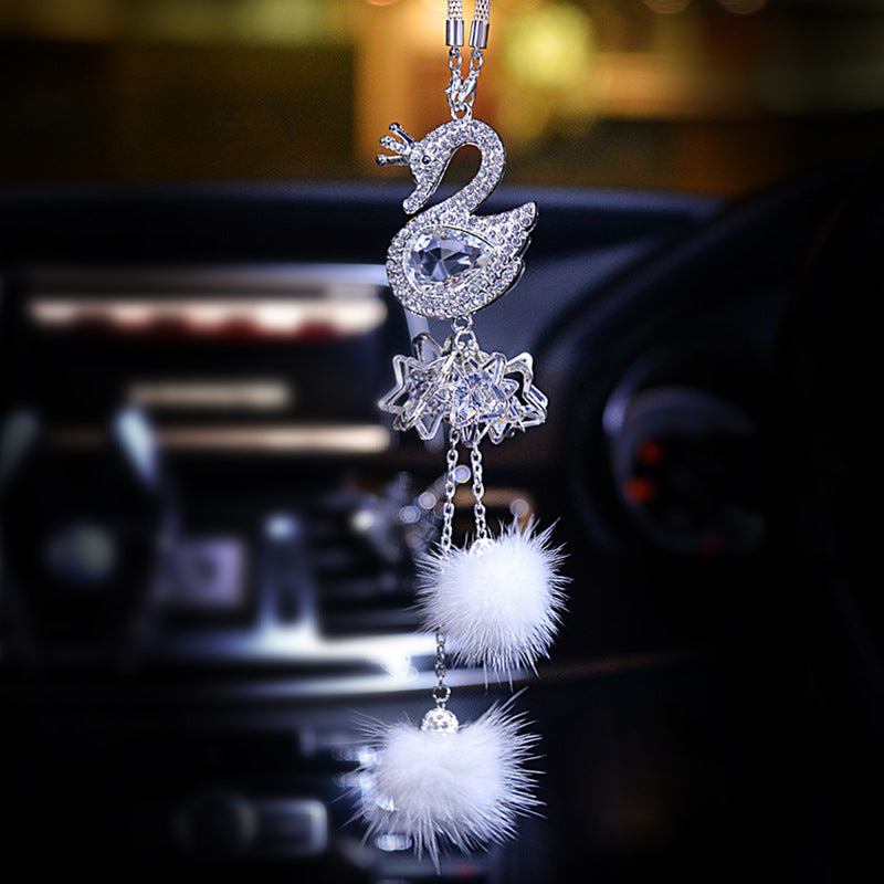 Wholesale Pendant Crystal Pendant Swan Diamond Car Pendant