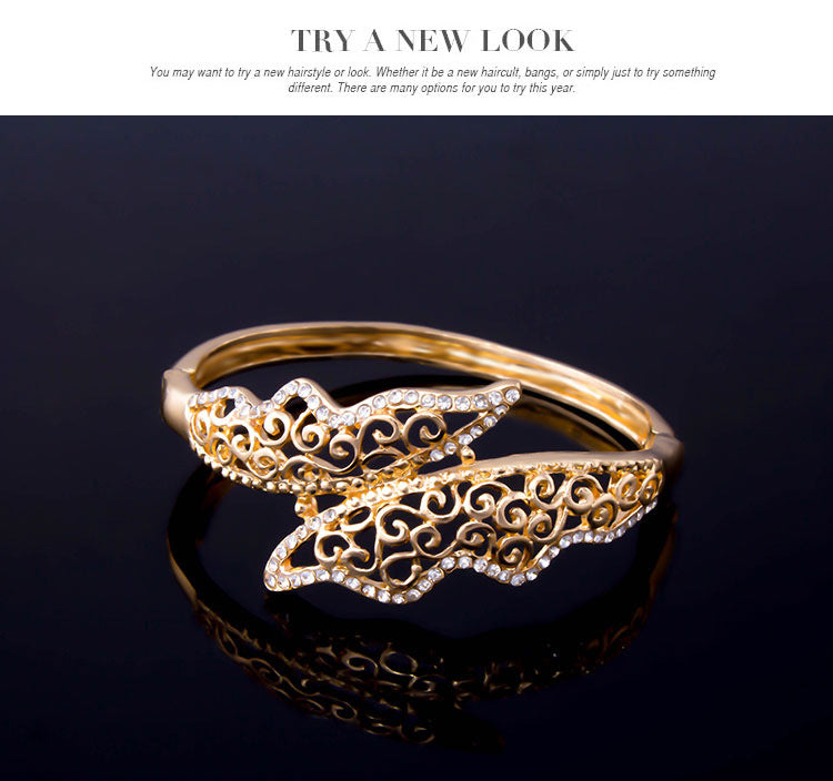 Wholesale Alloy Necklace Earrings Jewelry Set Four Pieces