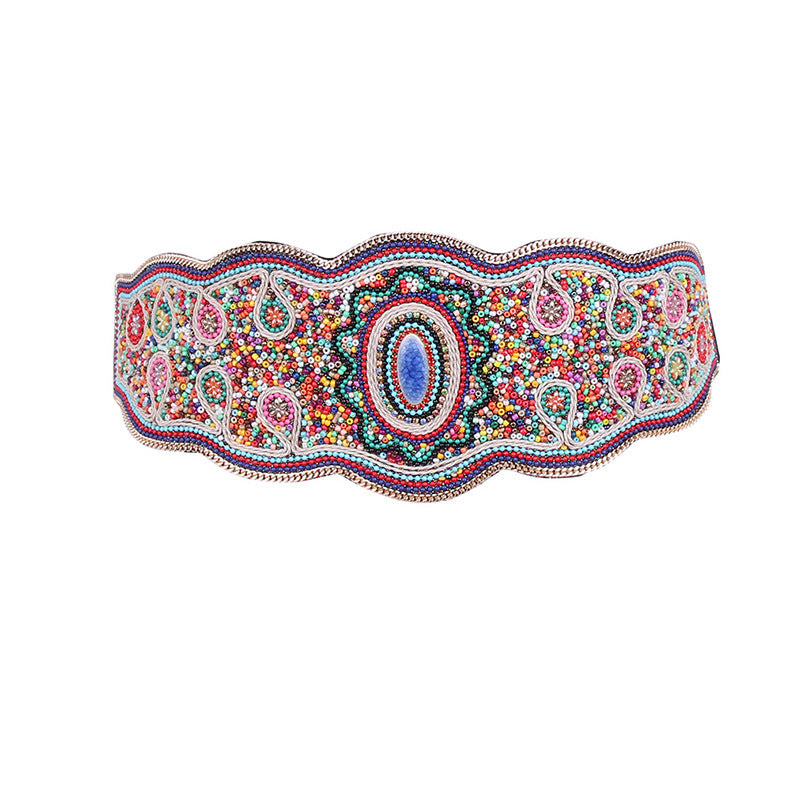 Wholesale Beads Handmade Bohemian Style Elastic Wide Waist