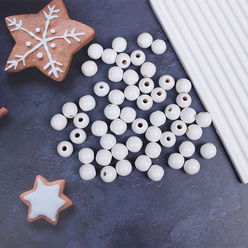 Wholesale 20pcs 16mm Sunflower Colorful Butterfly Wooden Beads